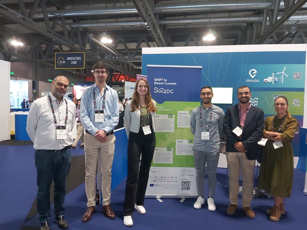 The Shift2DC project was part of this year’s edition of Enlit Europe, one of the most significant conferences and exhibitions in the energy sector, which saw a record-breaking attendance of 15,000 energy experts.  