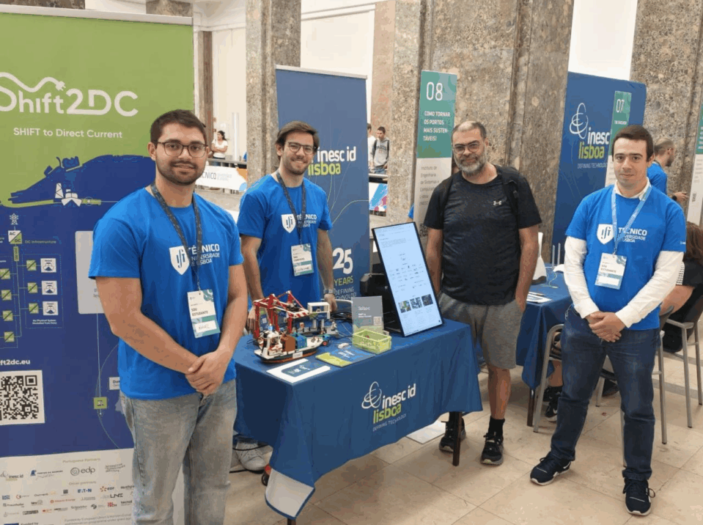 On April 18th, hrough the interactive activity “How to make ports more sustainable?”, the Shift2DC team at INESC-ID presented a custom LEGO replica of the Port of Funchal.