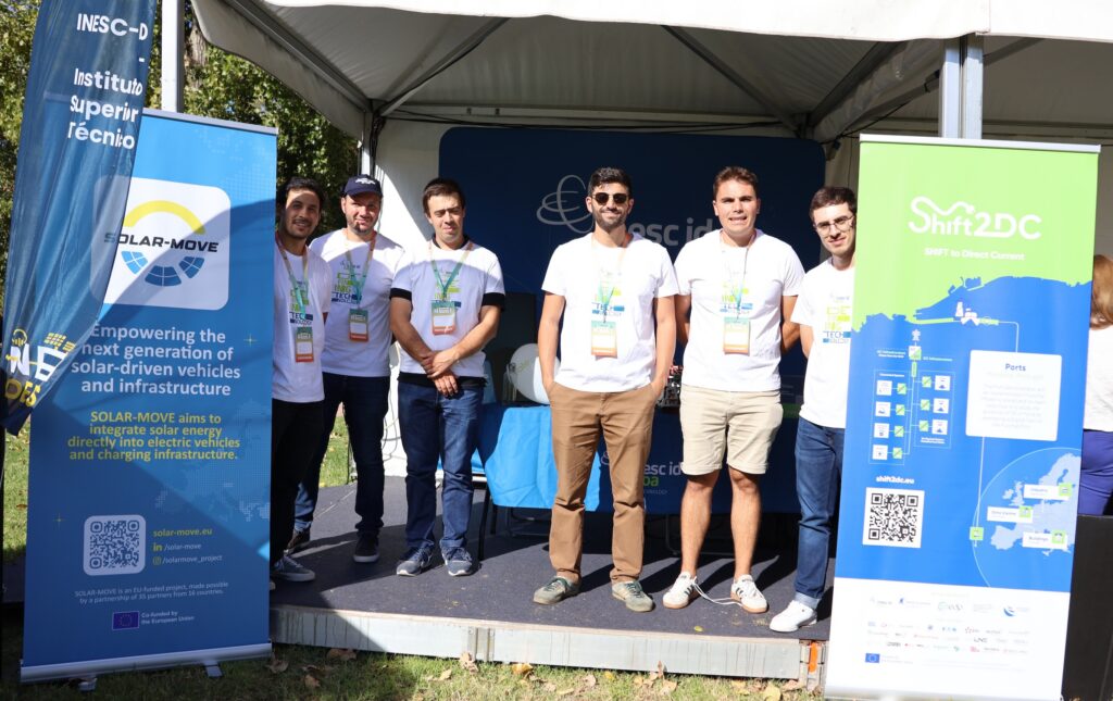 This year, Shift2DC joined the celebrations of European Researchers’ Night in Oeiras Portugal, in the INESC-ID stand alongside SOLAR MOVE.